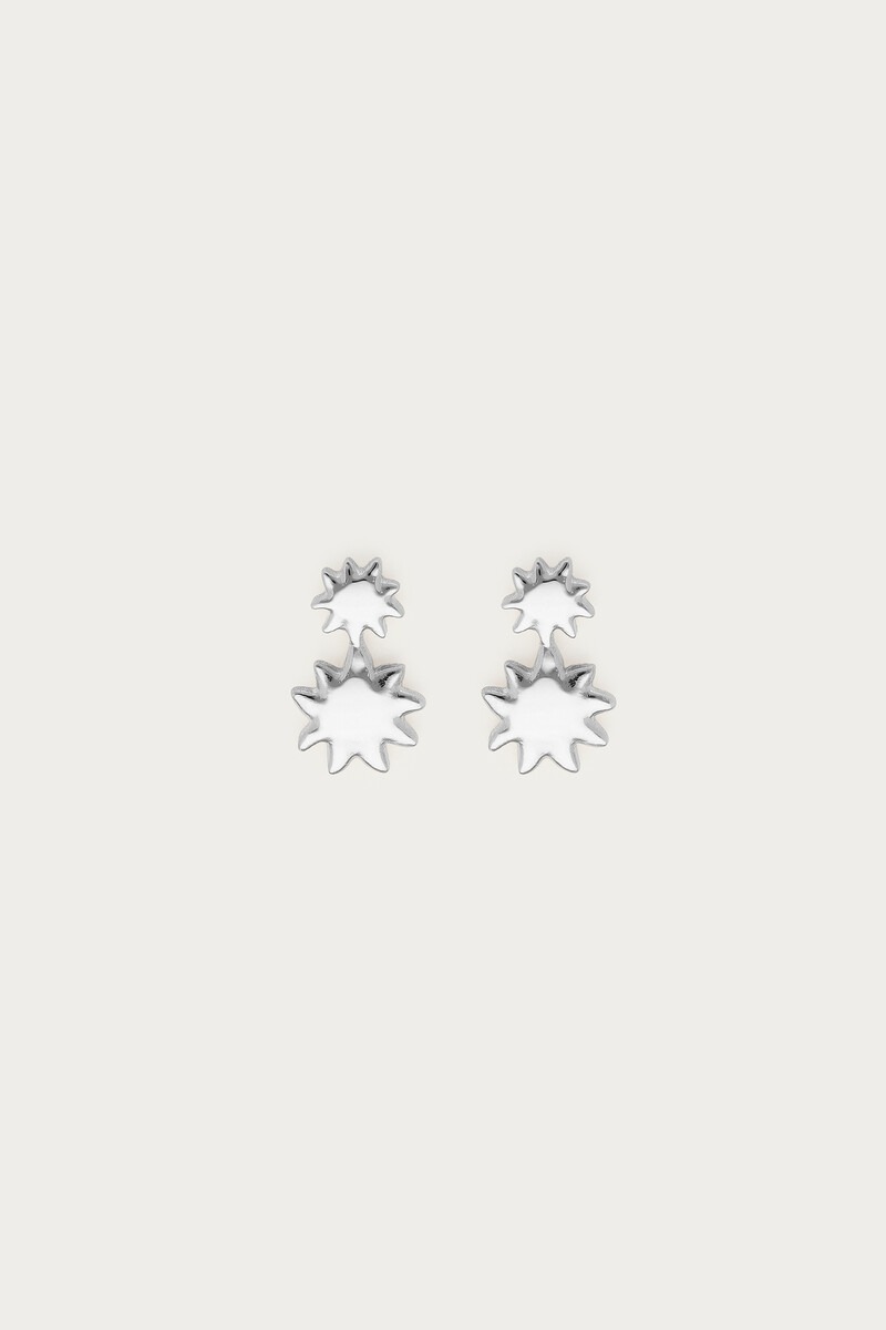 Fortune drop earrings with double sun | My Jewellery
