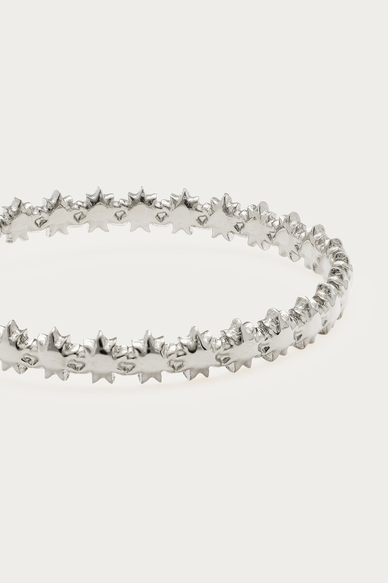 Fortune hoop earrings with mini sun | My Jewelelry
