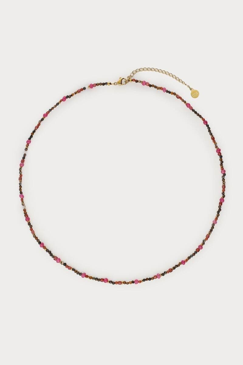 Fortune multicoloured necklace with mini beads | My Jewellery