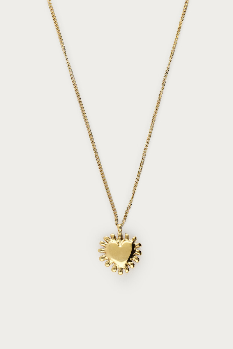 Fortune Kette mit Herz-Sonne