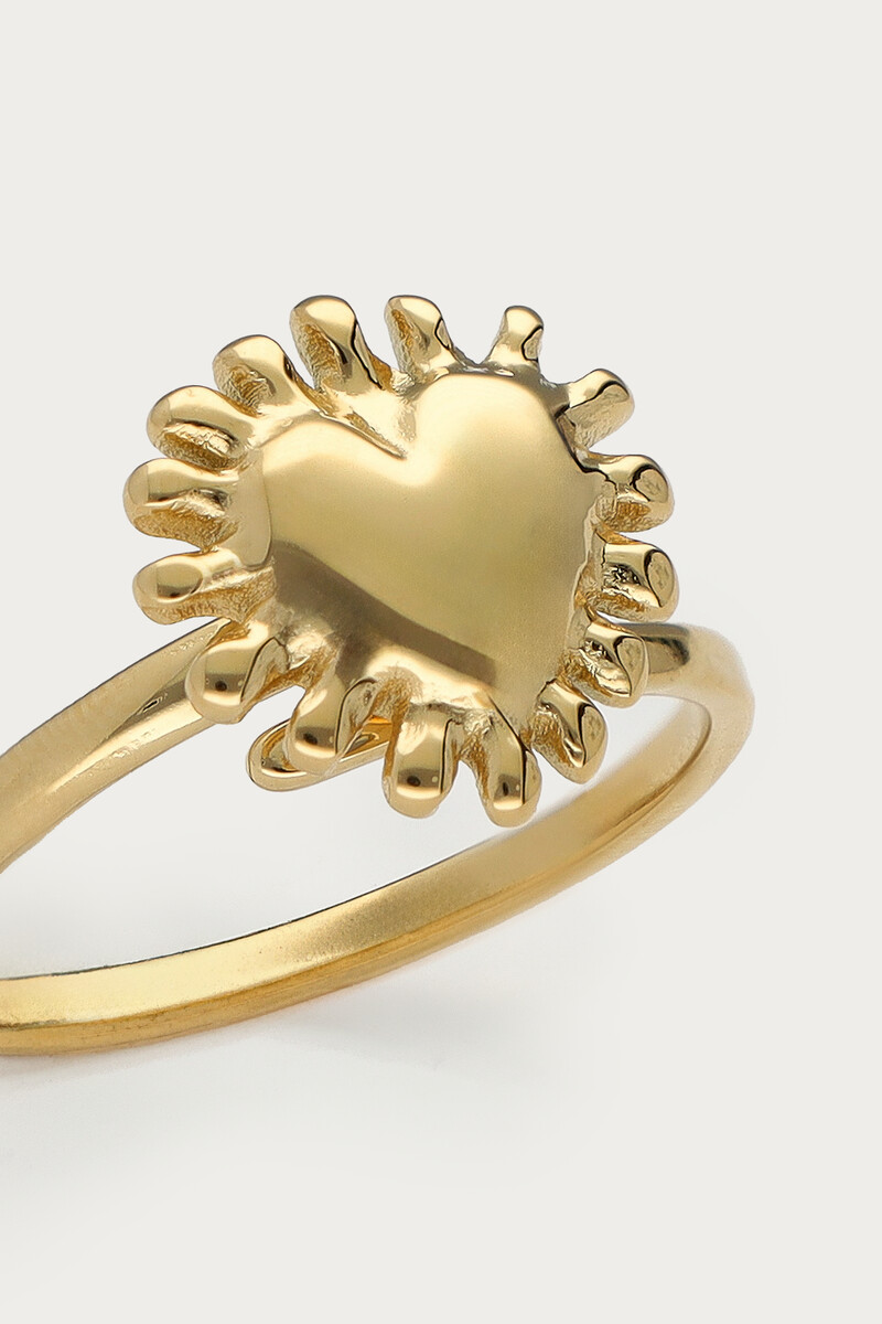 Fortune ring with heart sun | My Jewellery