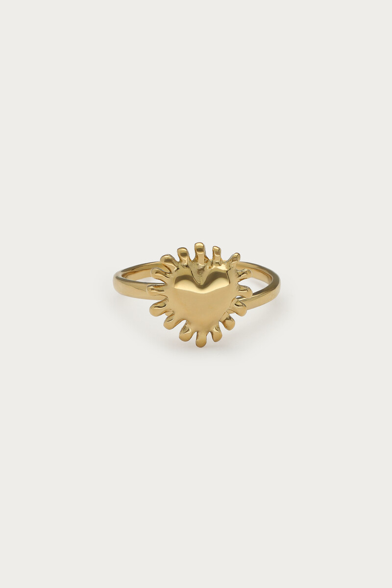 Fortune ring with heart sun | My Jewellery