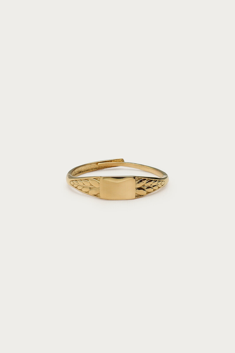 Fortune Ring mit Blättern
