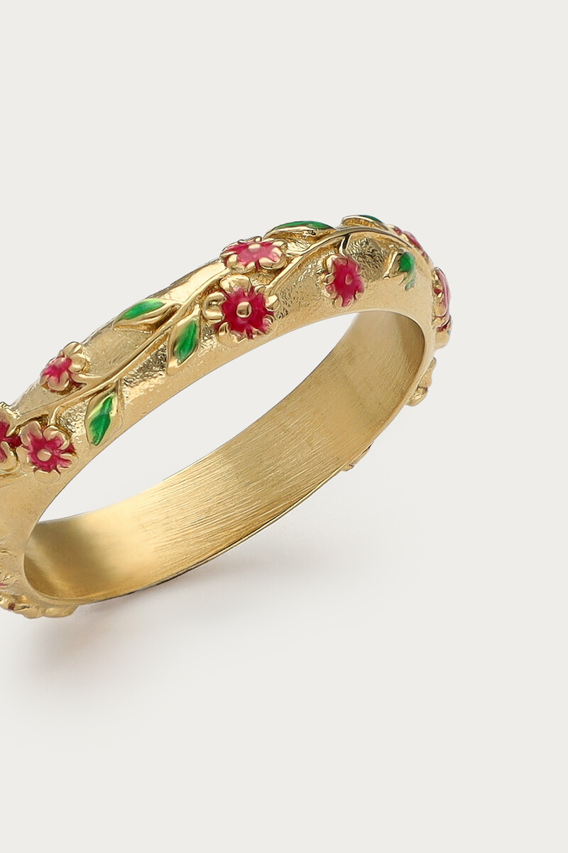 Fortune ring with vintage flowers | My Jewellery