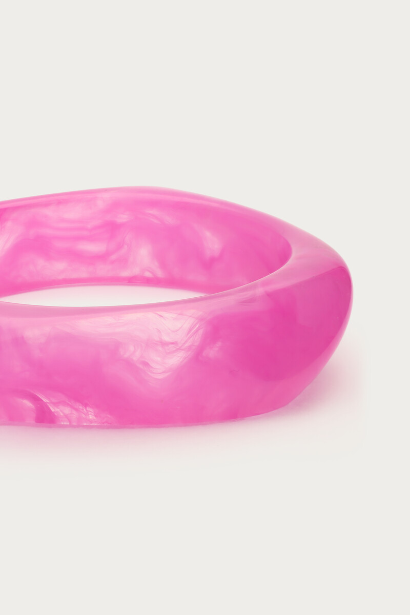 Fuchsia resin bangle | My Jewellery