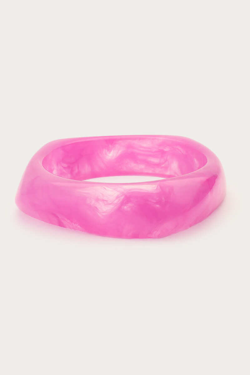 Fuchsia resin bangle | My Jewellery