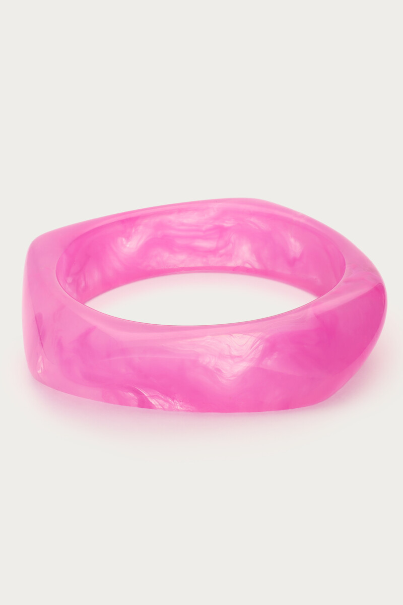 Fuchsia resin bangle | My Jewellery