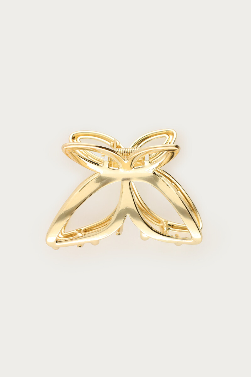 Gold butterfly hair clip | My Jewellery
