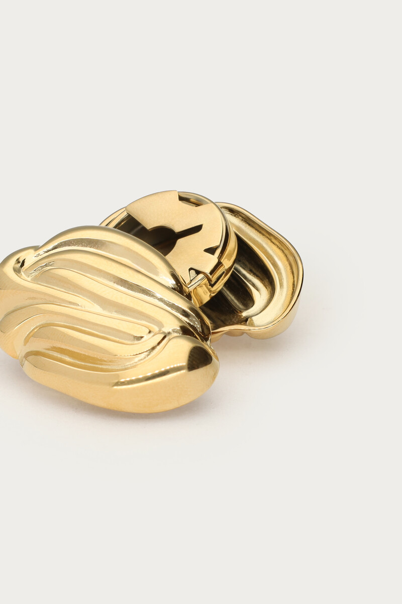 Gold stripes buttons set | My Jewellery