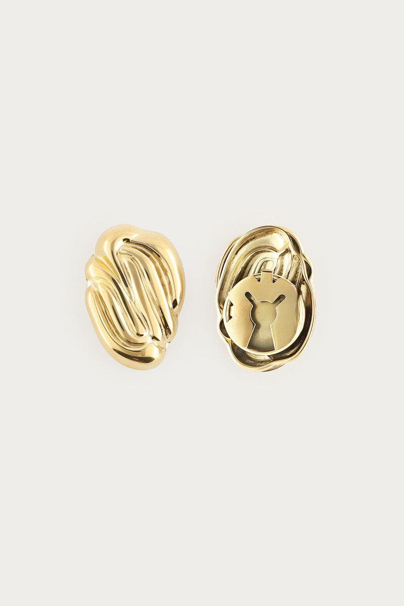 Gold stripes buttons set | My Jewellery
