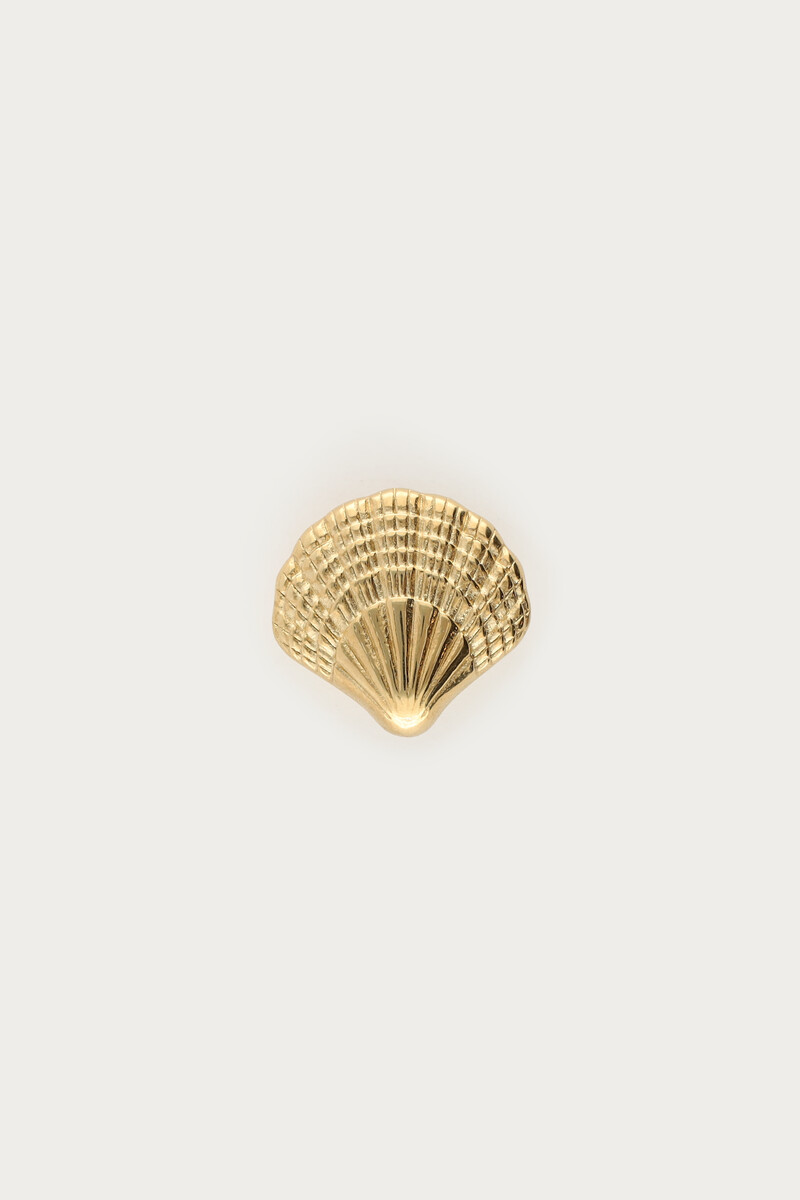 Gold shell button | My Jewellery