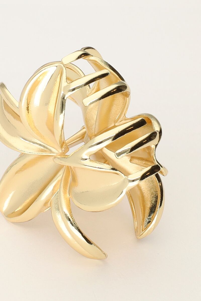 Golden flowers hair clip | My Jewellery