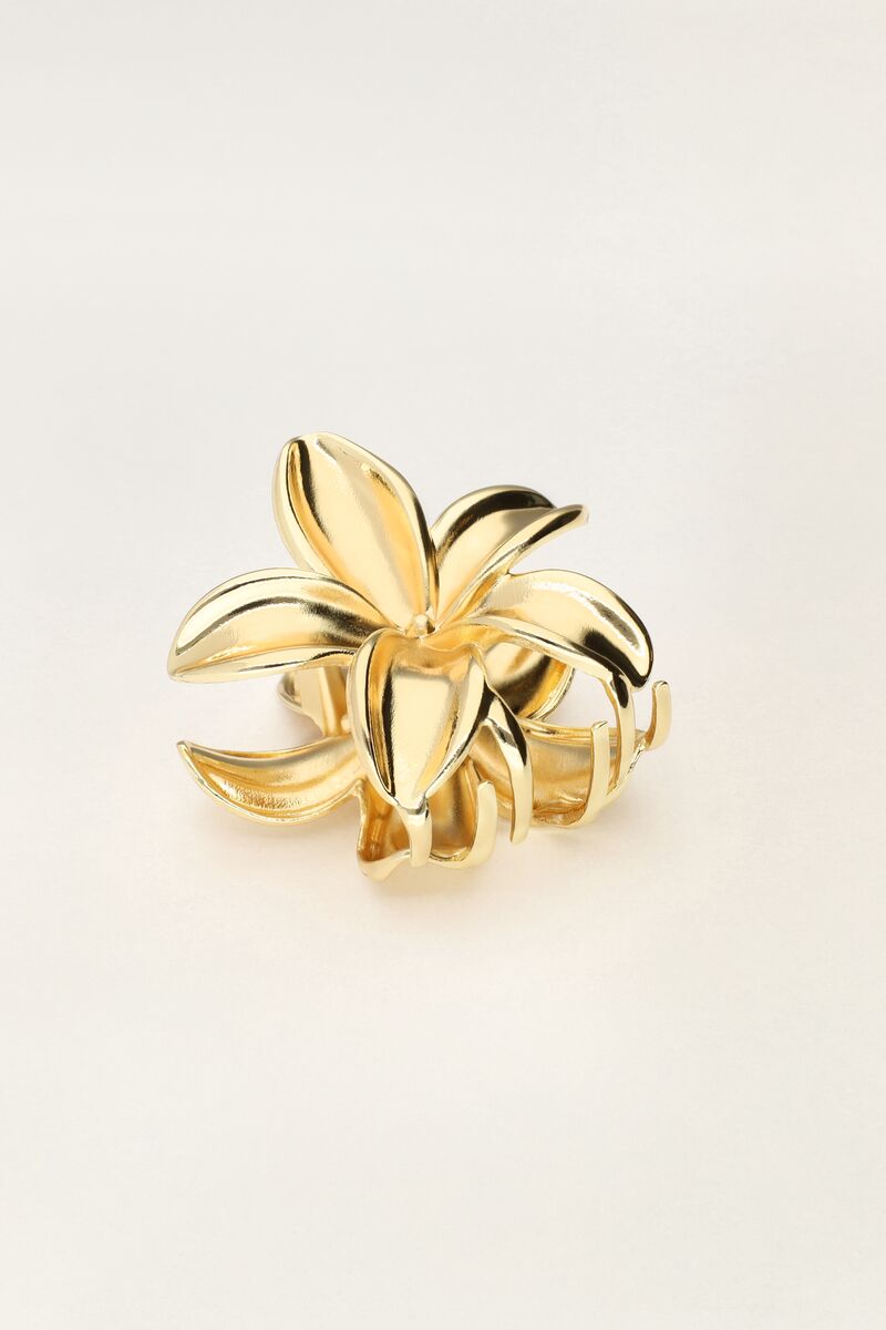 Golden flowers hair clip | My Jewellery