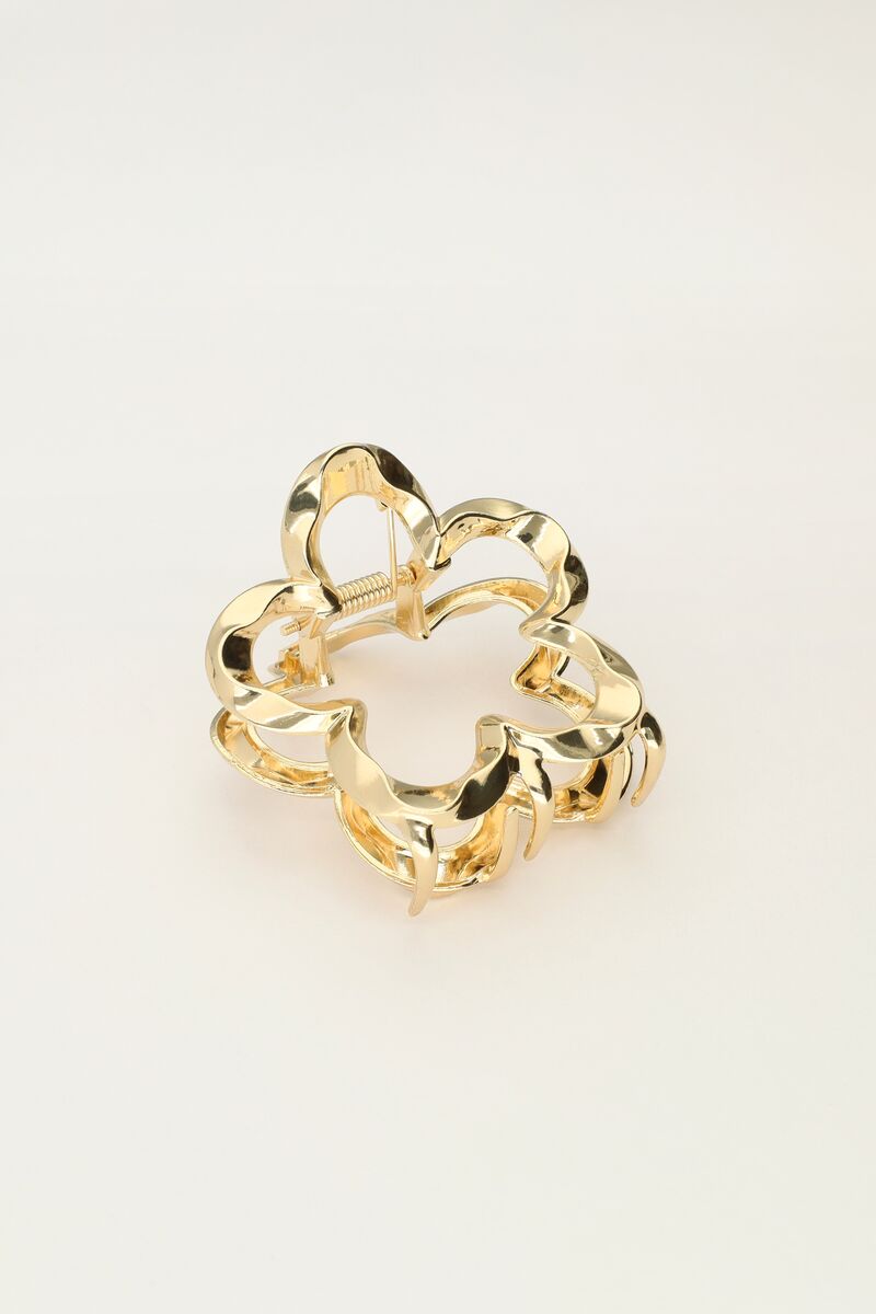Golden flower hair clip twisted | My Jewellery