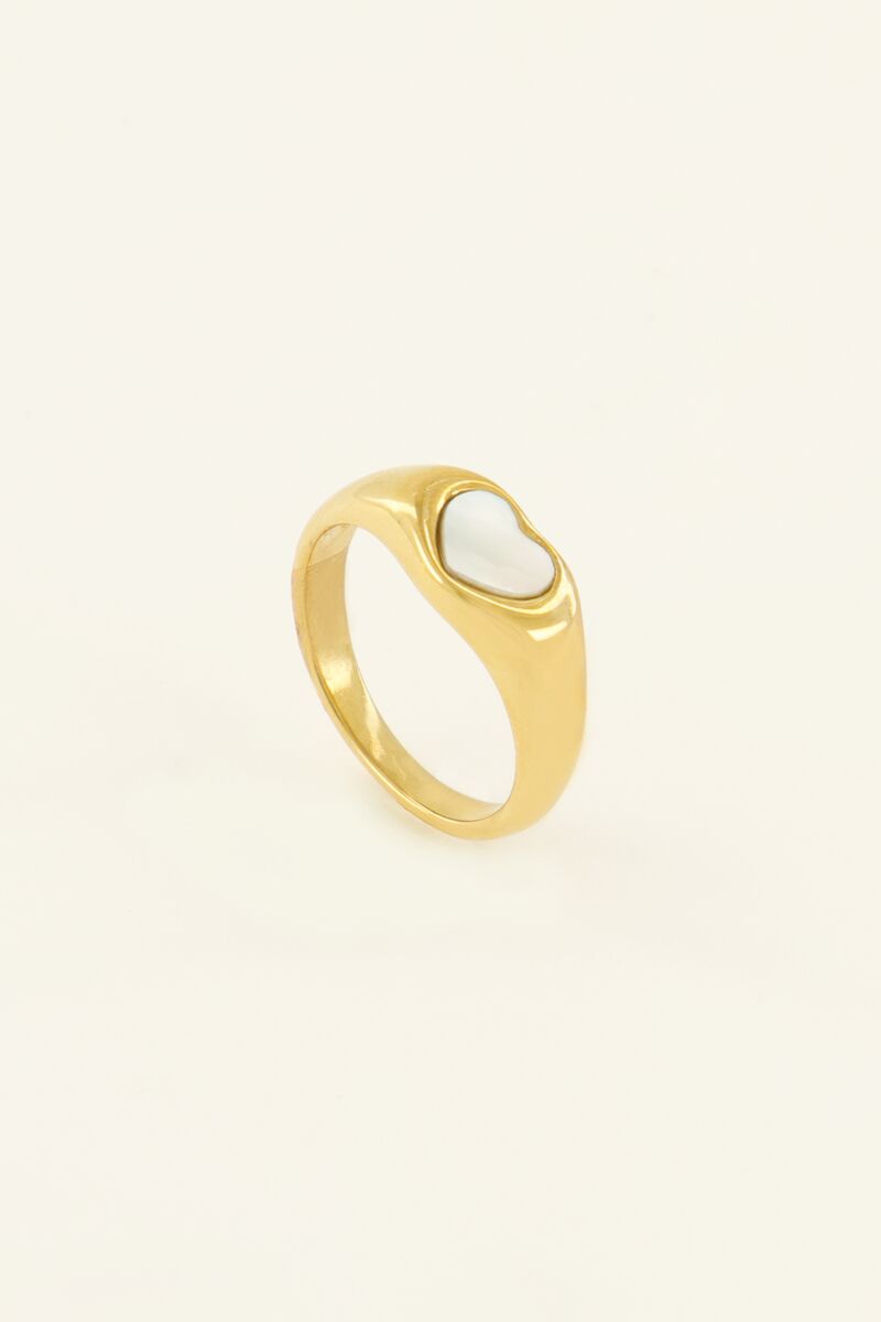 Ring with golden hearts | My Jewellery