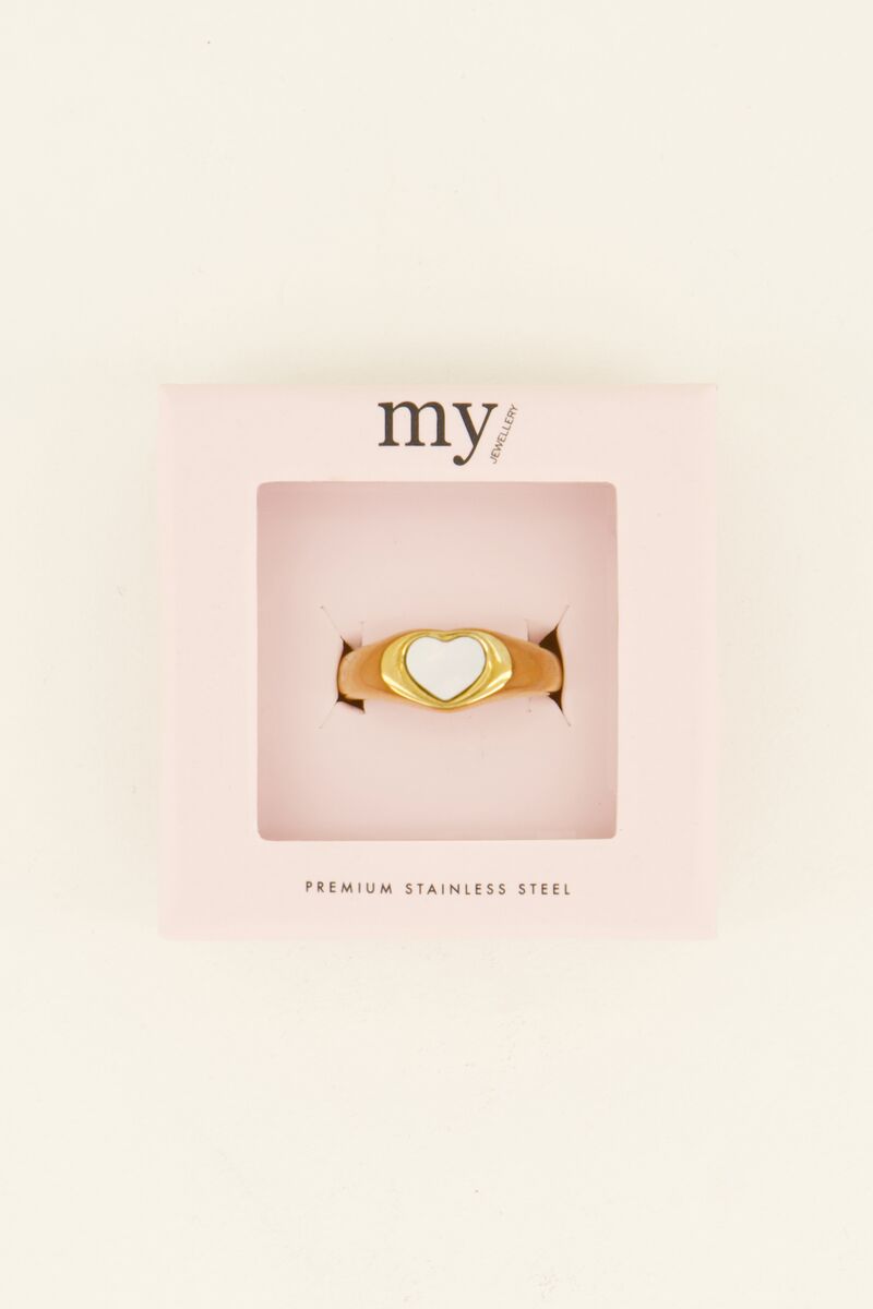 Ring with golden hearts | My Jewellery