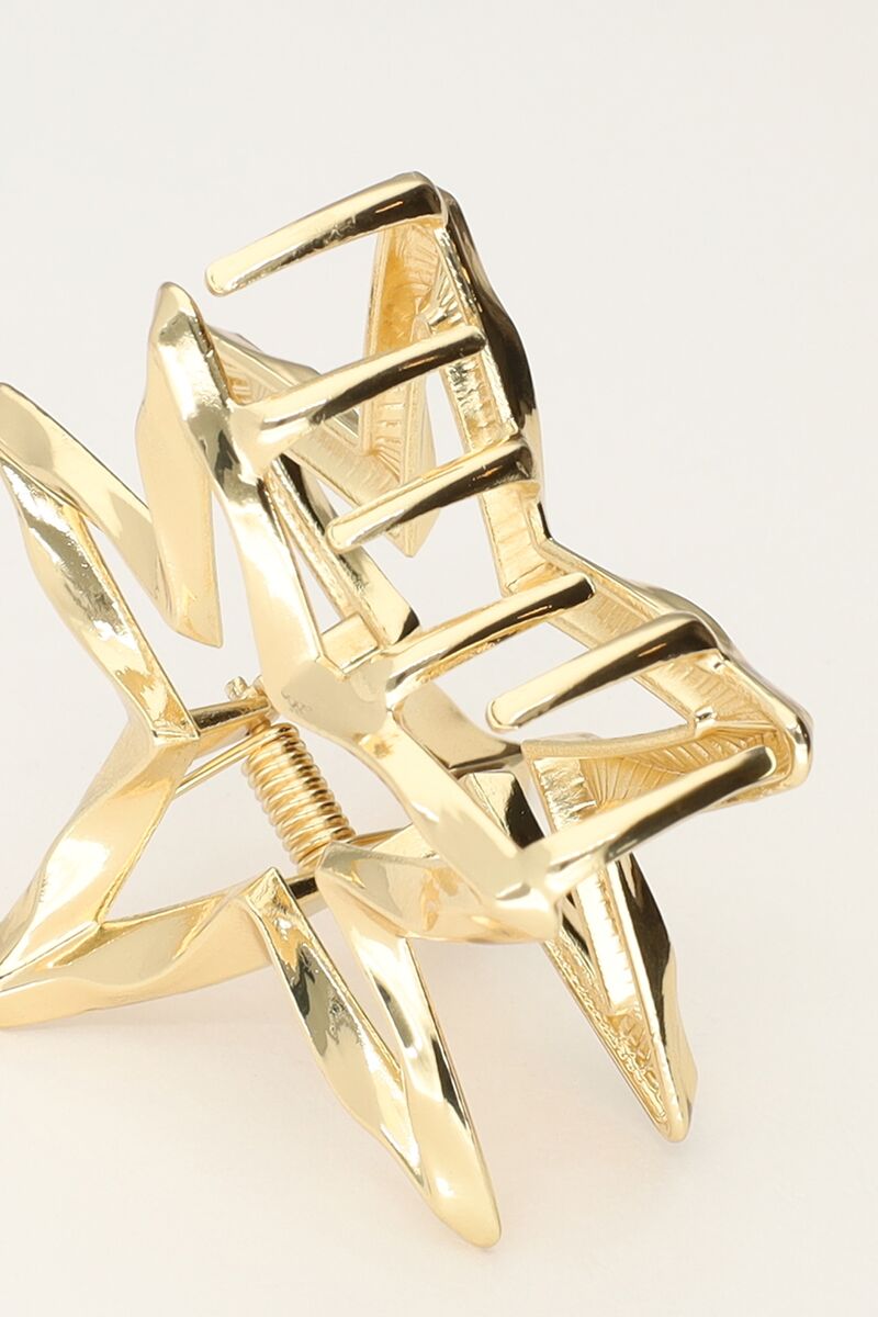 Gold star hair clip twisted | My Jewellery