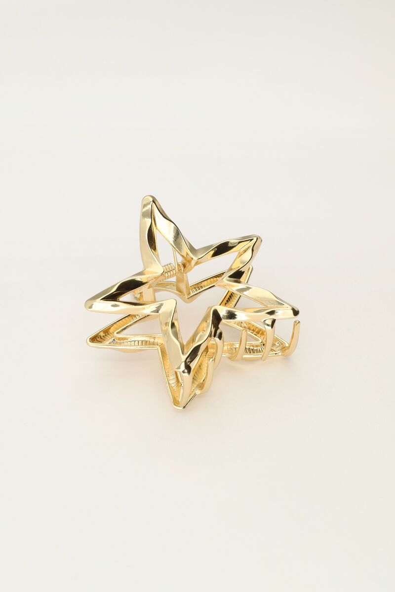 Gold star hair clip twisted | My Jewellery