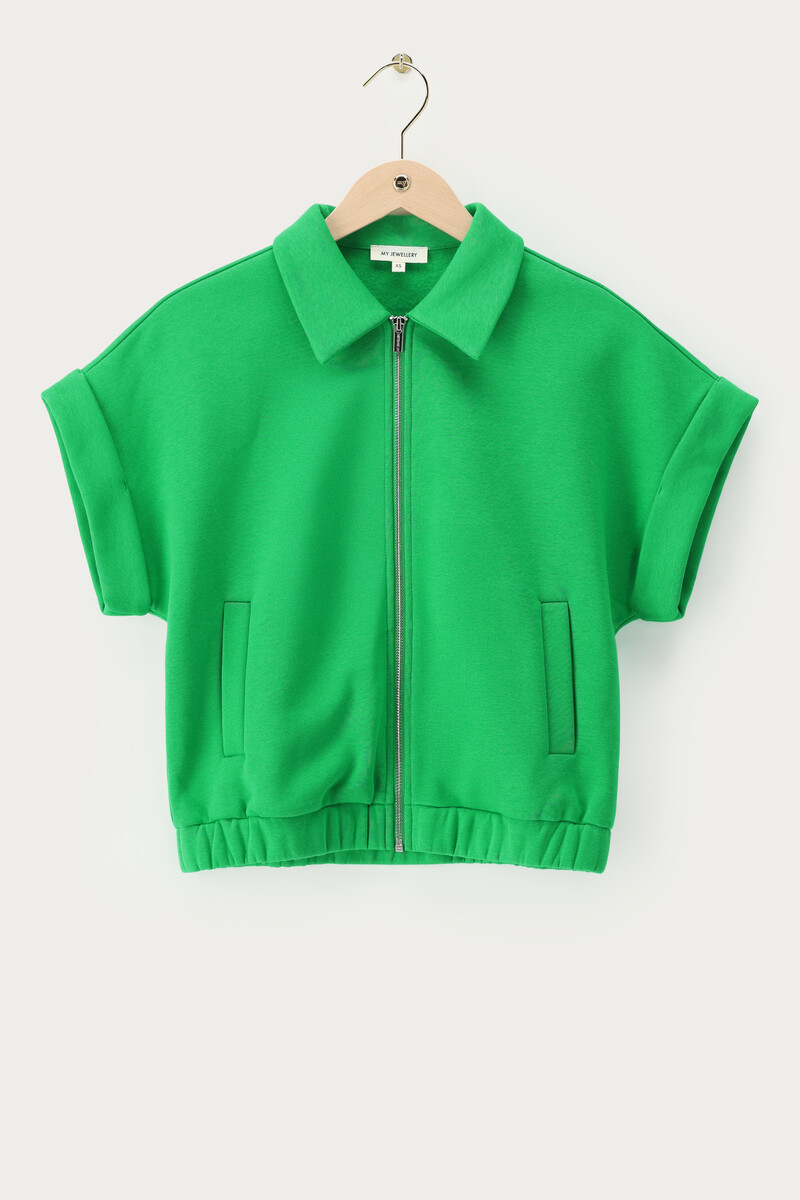 Green balloon sweater vest | My Jewellery