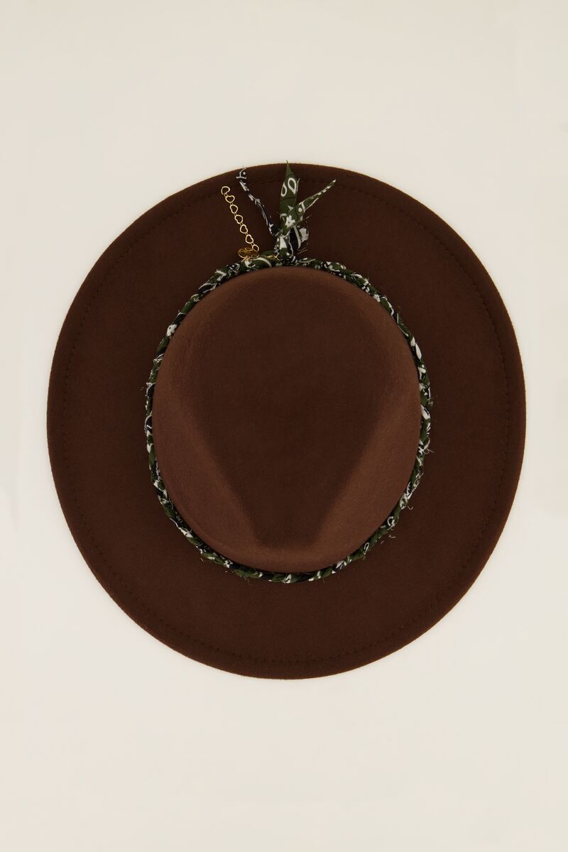 Gevlochten ketting met bandana print