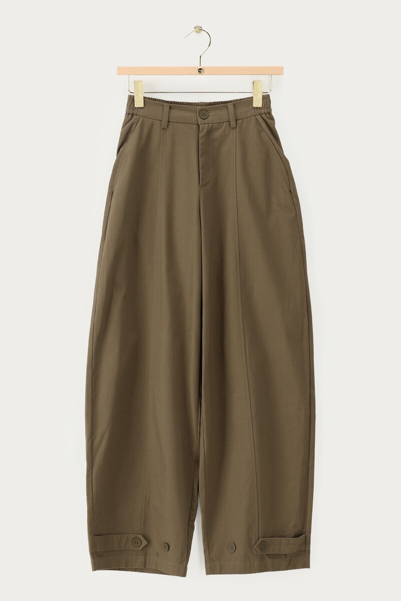 Green cargo barrel trousers | My Jewellery