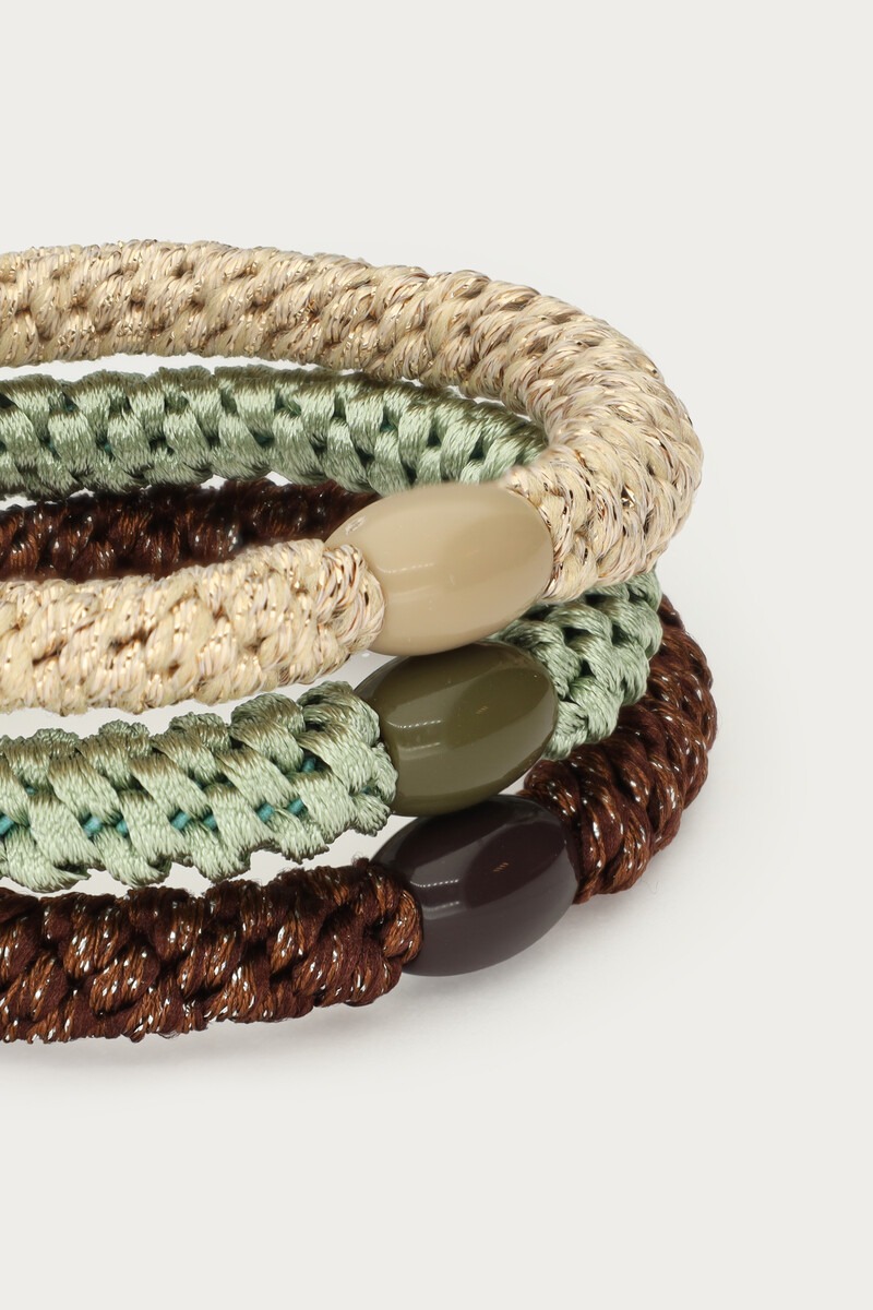 Green Hair Elastic Set | My Jewellery