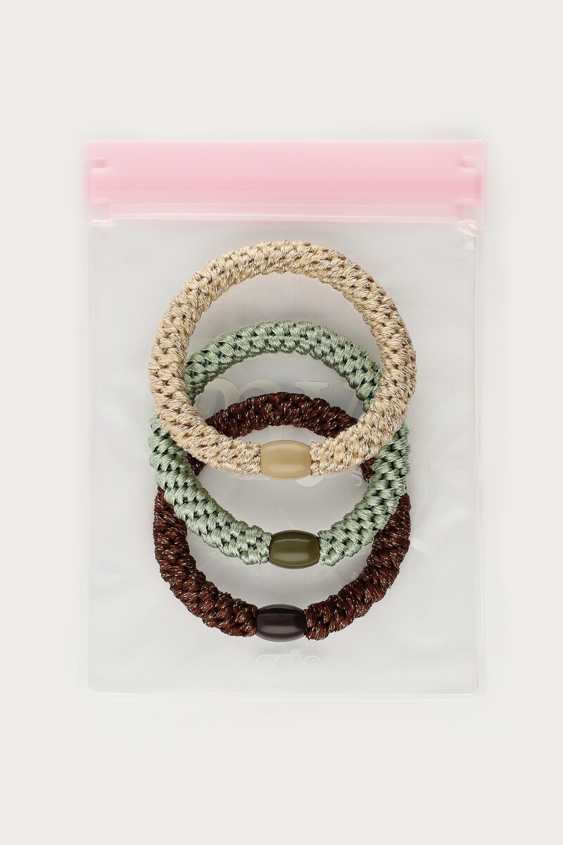 Green Hair Elastic Set | My Jewellery