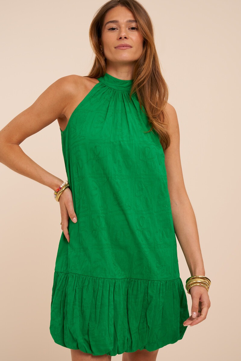 Embroidered Halter Dress | My Jewellery