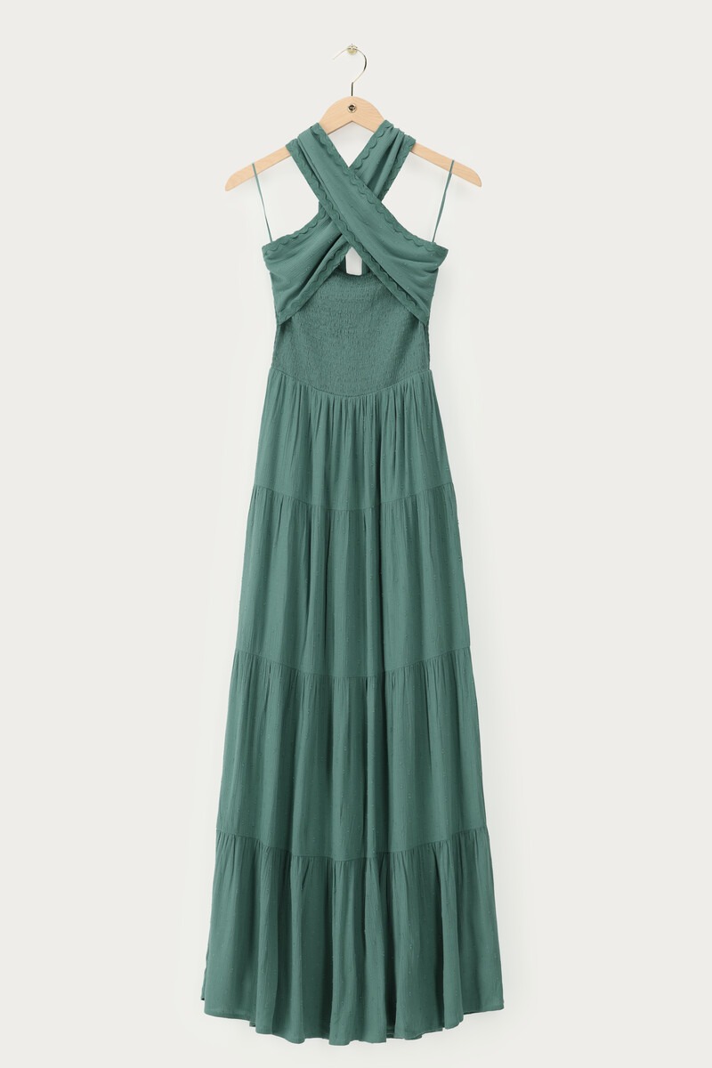 Green multiway maxi dress | My Jewellery