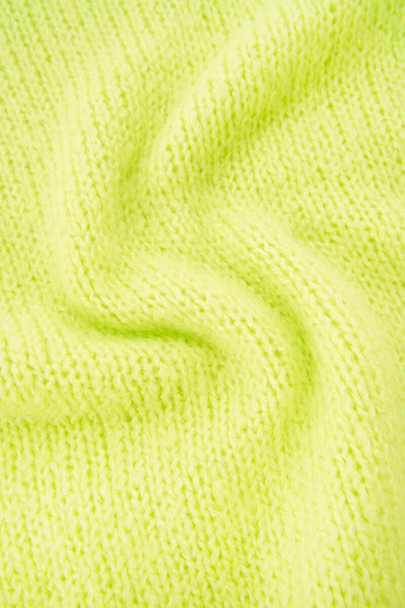 Green oversized sweater with short sleeves | My Jewellery