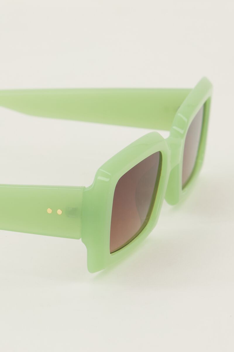 Green rectangular sunglasses | My Jewellery