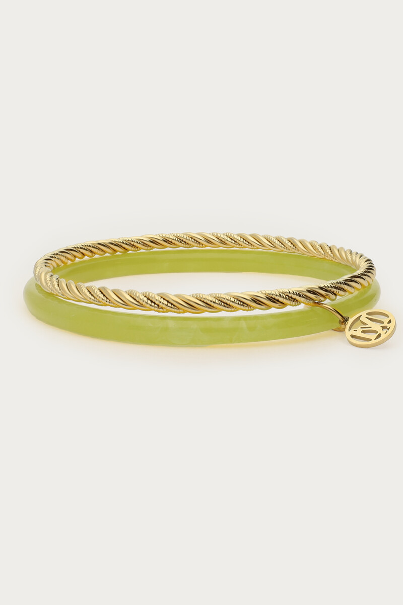Green thin bangle set | My Jewellery