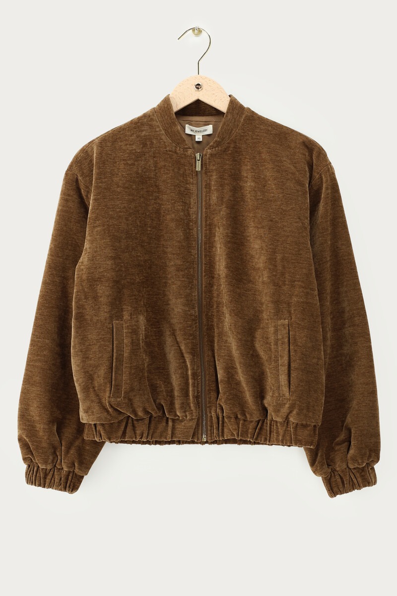 Green Velvet Padded Jacket | My Jewellery