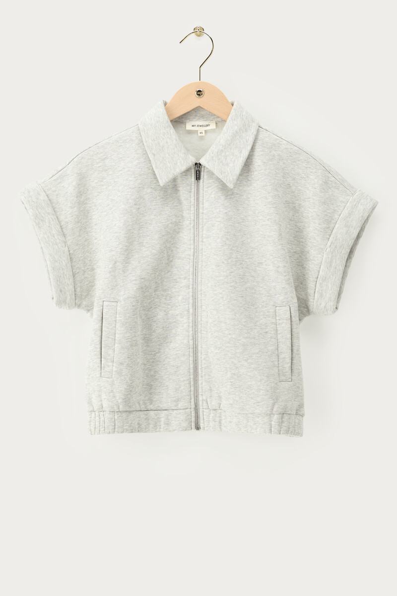 Grey balloon sweater vest | My Jewellery