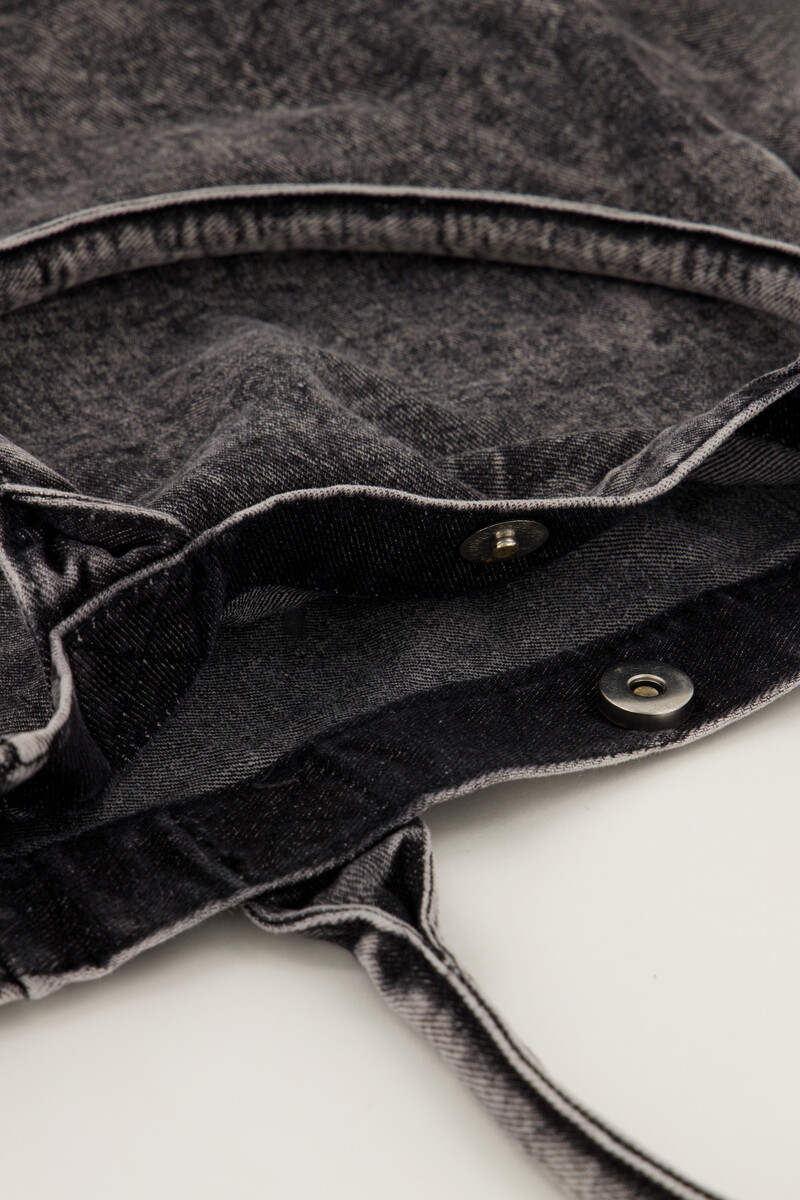 Grey denim mini tote bag | My Jewellery