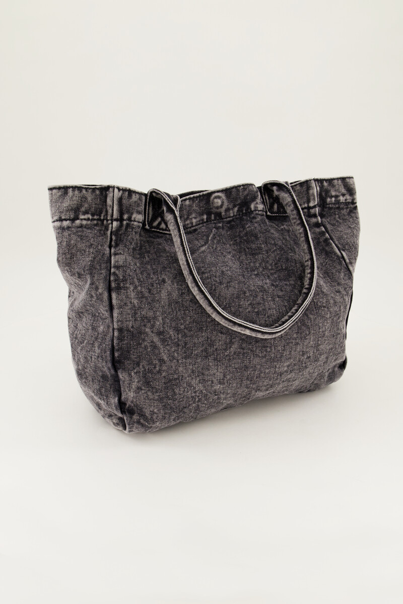 Grey denim mini tote bag | My Jewellery