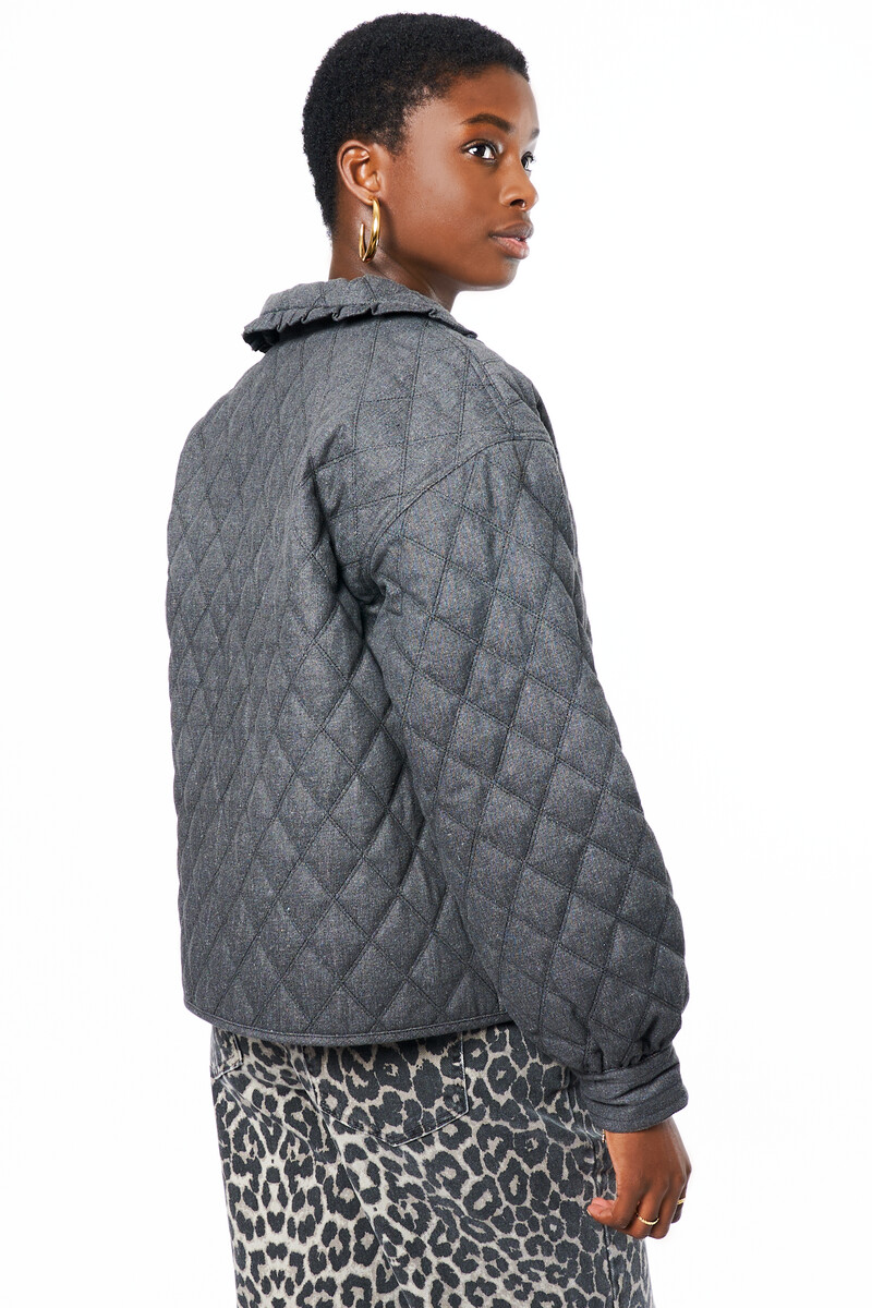 Grey jacket with bows | My Jewellery