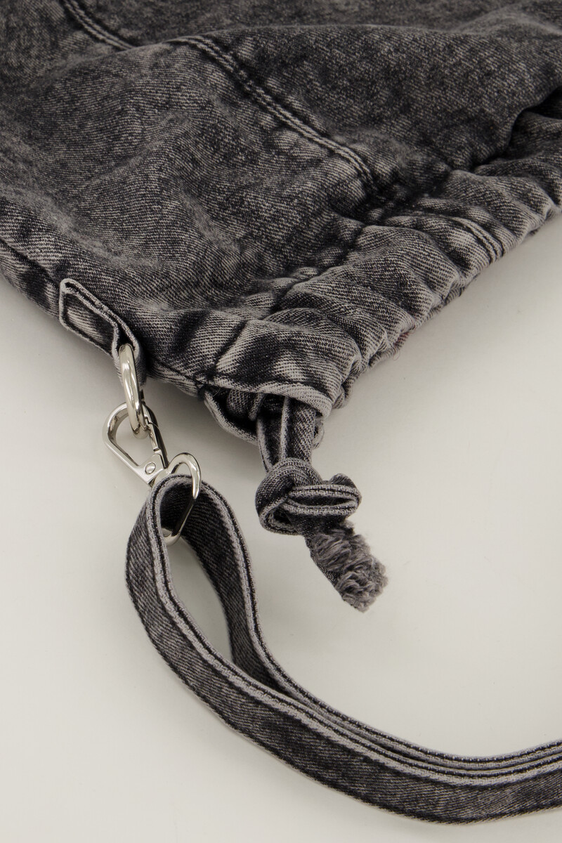 Grey shoulder bag denim | My Jewellery