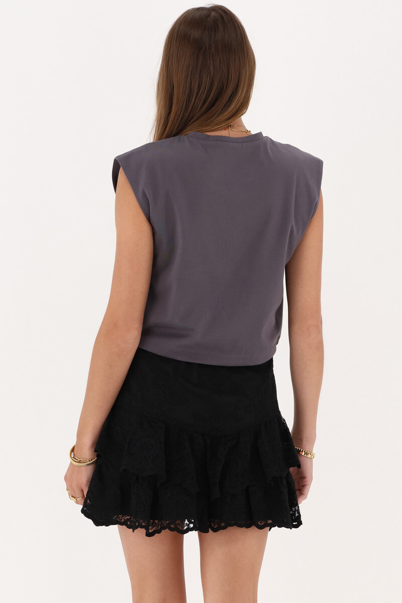 Grey sleeveless cropped top | My Jewellery