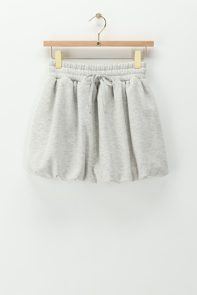 Gray sweat balloon skirt | My Jewellery