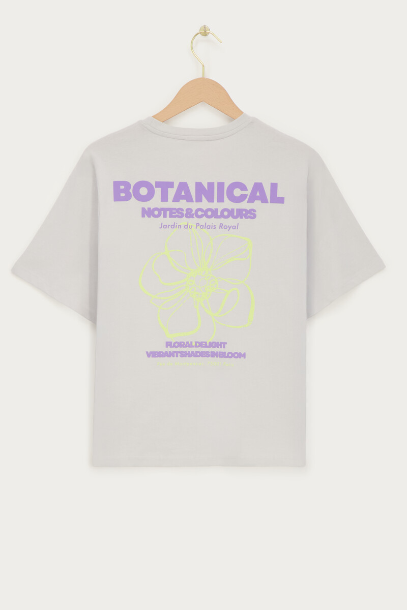 Gray T-shirt "Botanical" | My Jewellery