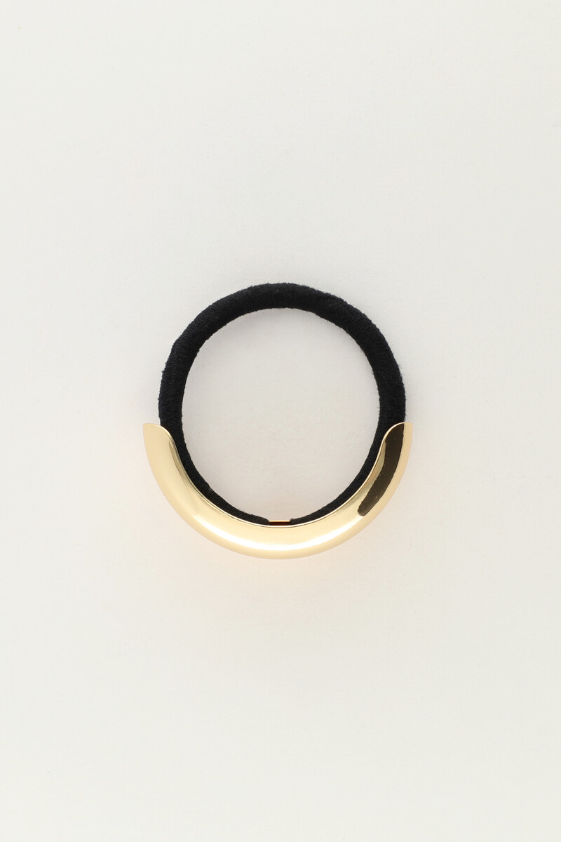 Hair tie with double gold curve | My Jewellery