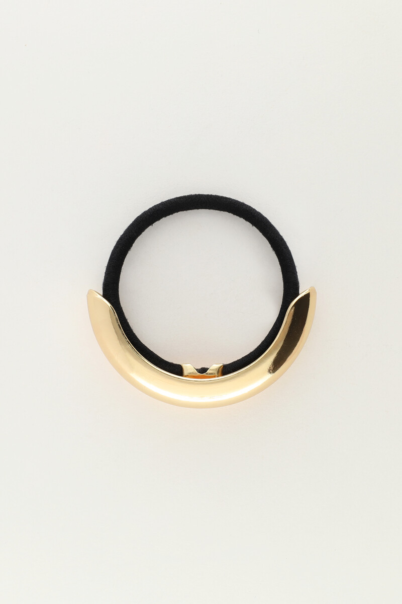 Hair tie with gold curve | My Jewellery