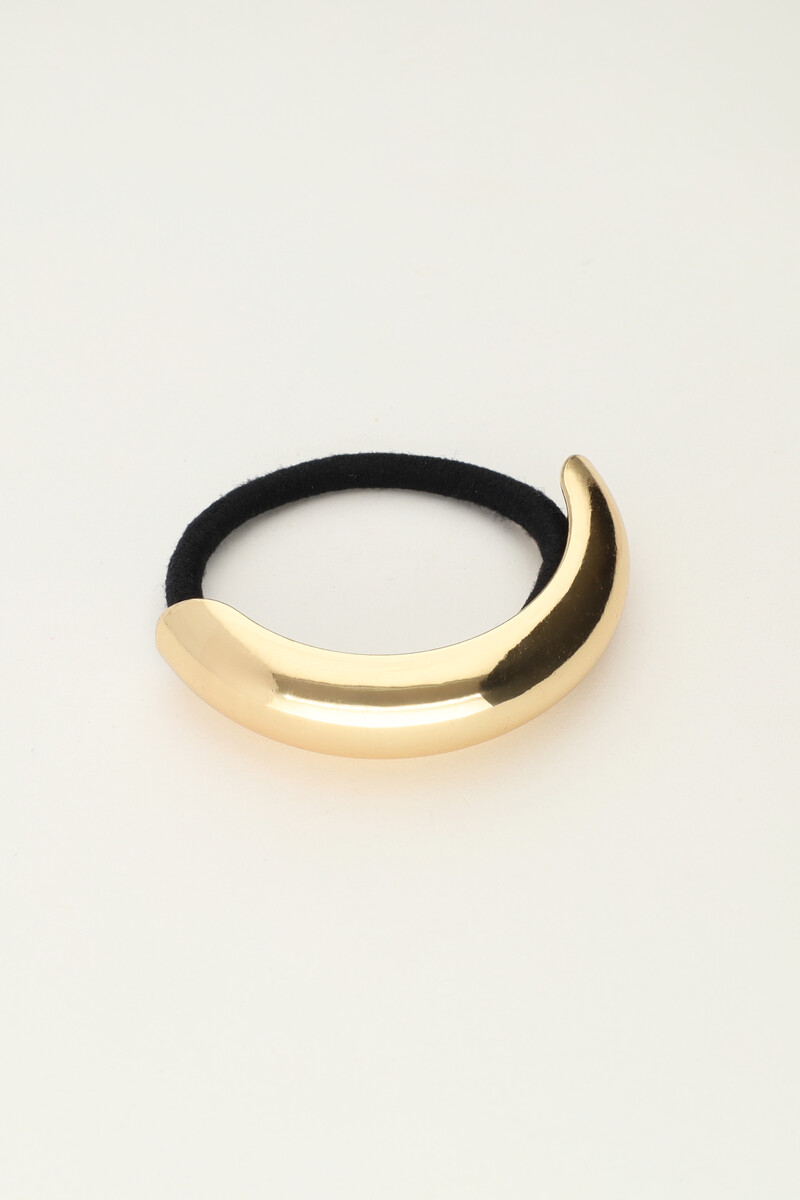 Hair tie with gold curve | My Jewellery
