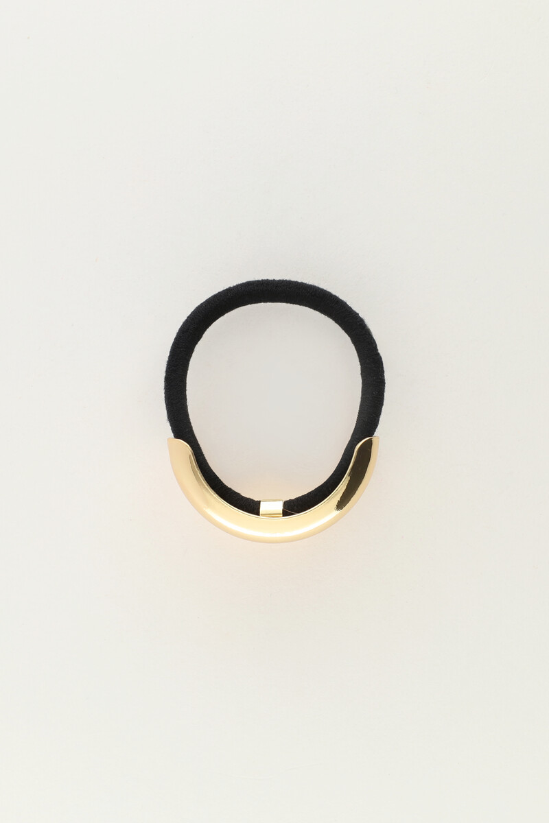 Hair tie with triple gold curve | My Jewellery