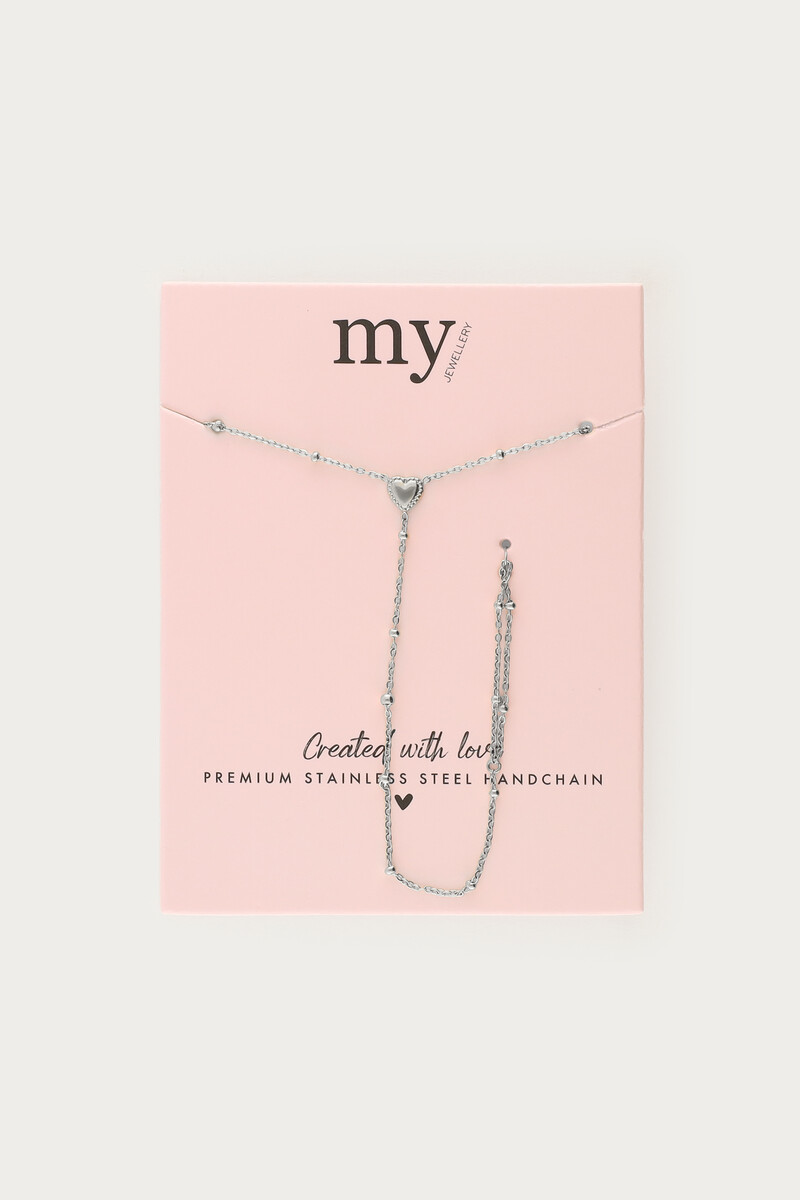 Hand chain with hearts | My Jewellery