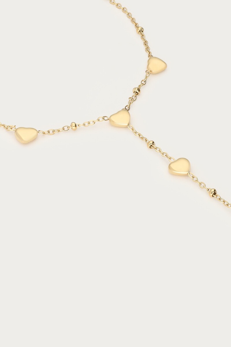 Hand chain with multiple hearts | My Jewellery