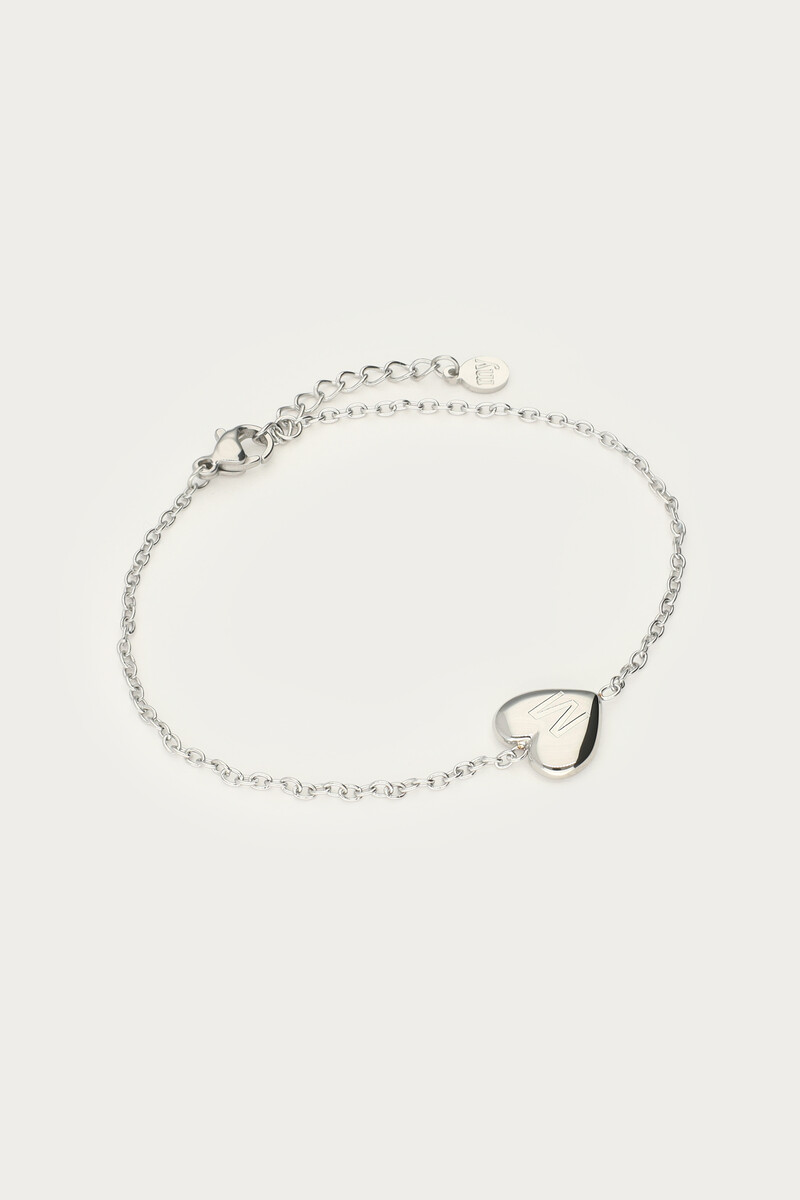 Heart bracelet with initial | My Jewellery