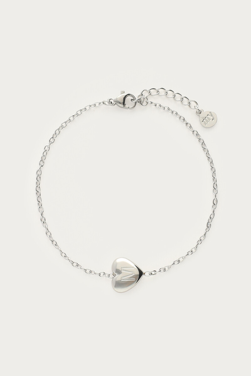 Heart bracelet with initial | My Jewellery