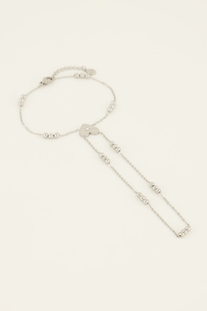 Bracelet with heart and strass | My Jewellery 